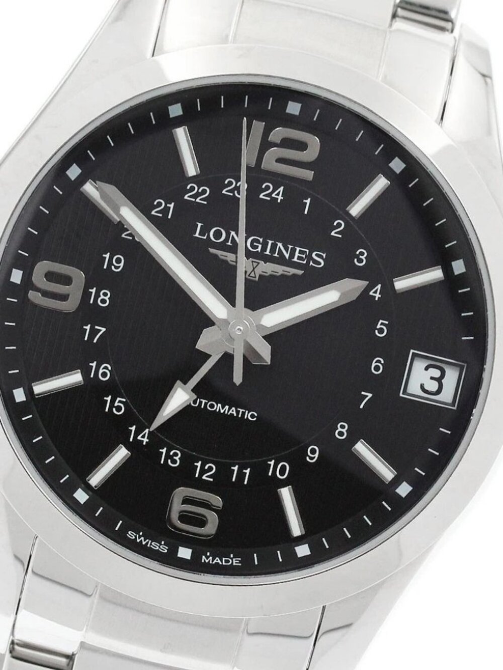 LONGINES Conquest Classic L2.799.4.56.6 GMT date Automatic Men's Watch_959500